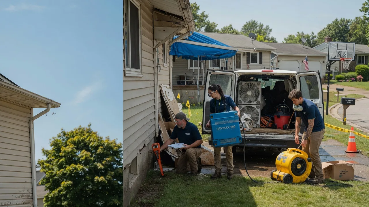 Ceiling Leak Cleanup in Springville, PA near me